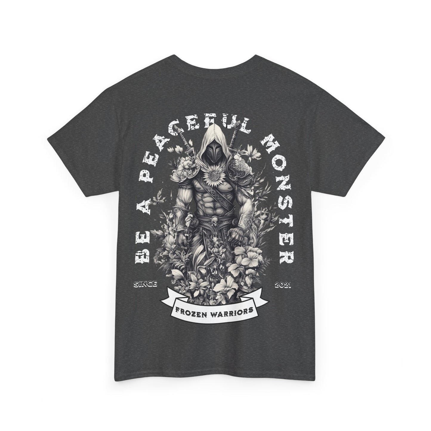 Unisex Heavy Cotton Peaceful warrior black