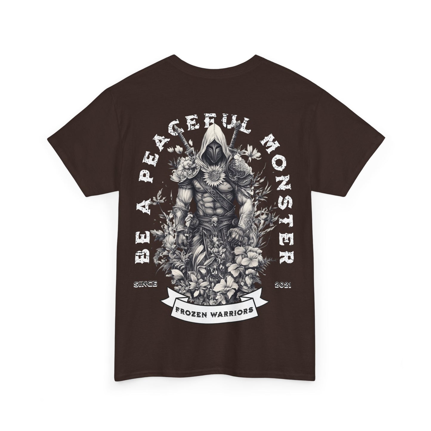 Unisex Heavy Cotton Peaceful warrior black