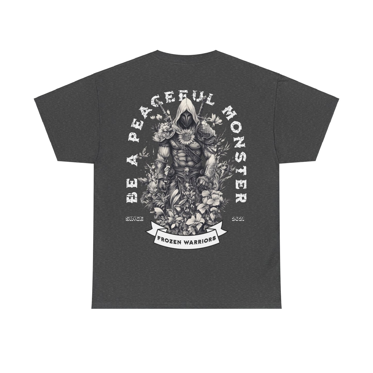 Unisex Heavy Cotton Peaceful warrior black