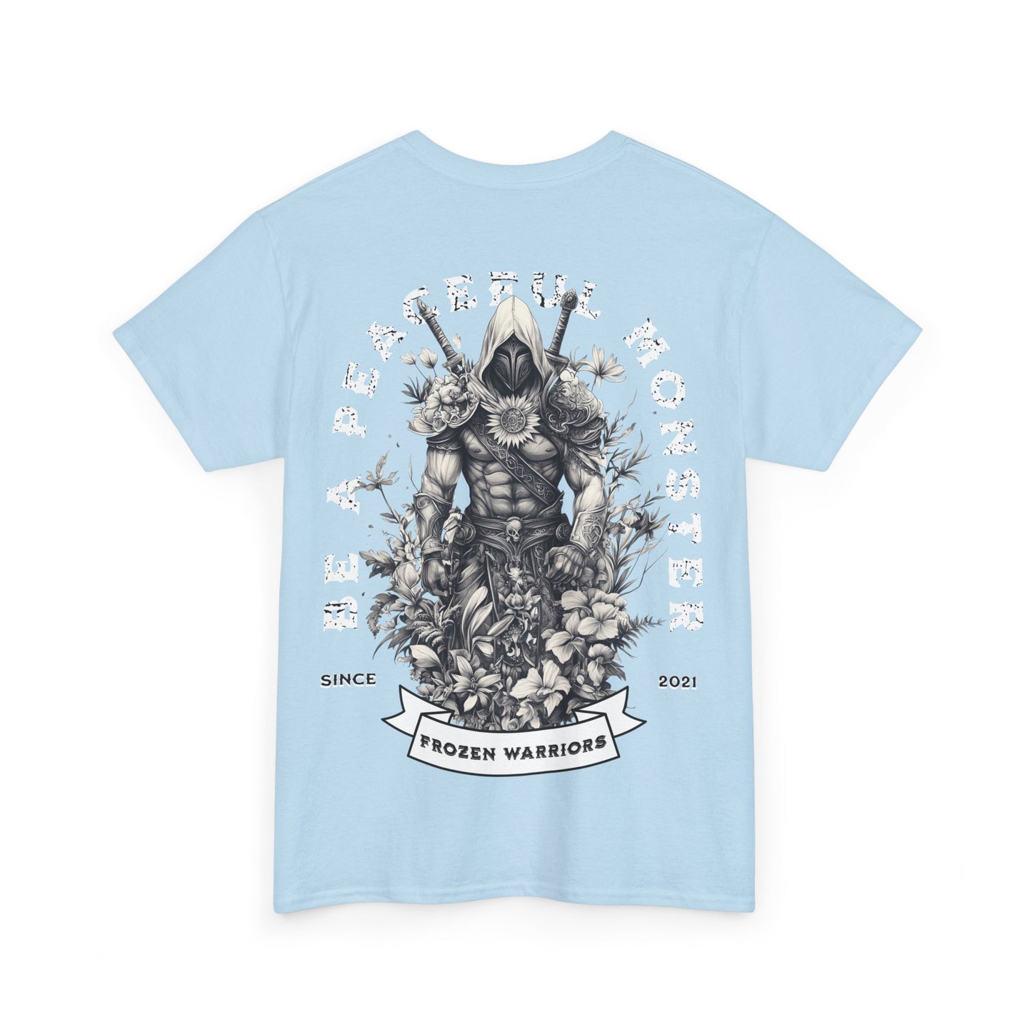 Unisex Heavy Cotton Peaceful warrior black