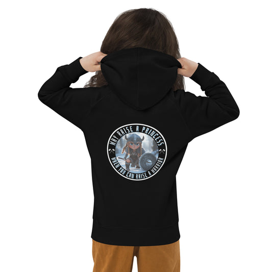 Sweat à capuche écologique pour enfants Why raise a princess 3