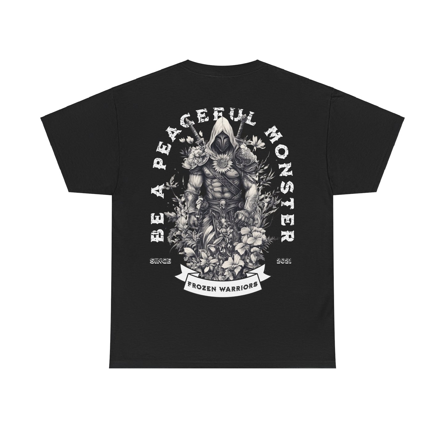 Unisex Heavy Cotton Peaceful warrior black