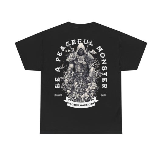 Unisex Heavy Cotton Peaceful warrior black