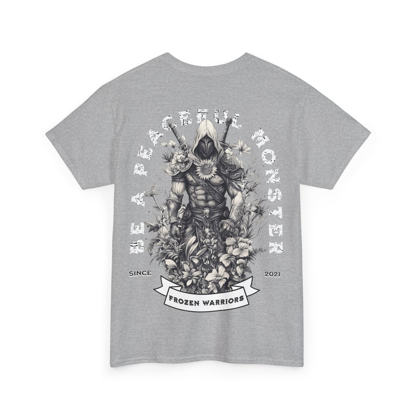 Unisex Heavy Cotton Peaceful warrior black