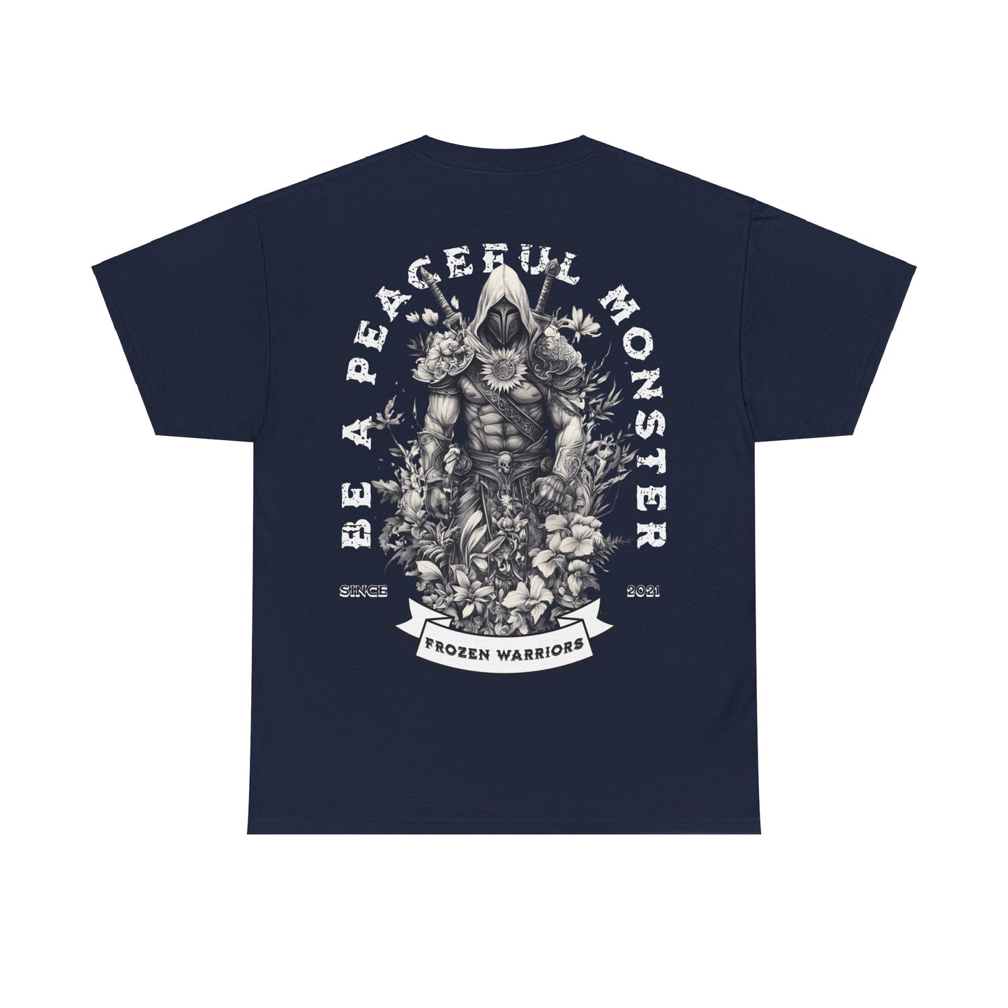 Unisex Heavy Cotton Peaceful warrior black