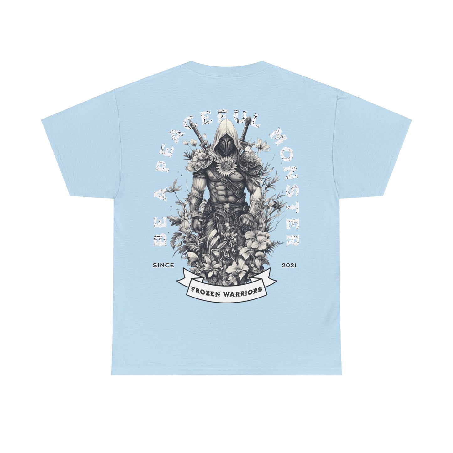 Unisex Heavy Cotton Peaceful warrior black