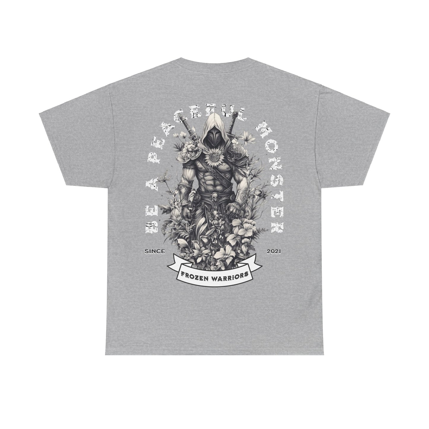 Unisex Heavy Cotton Peaceful warrior black