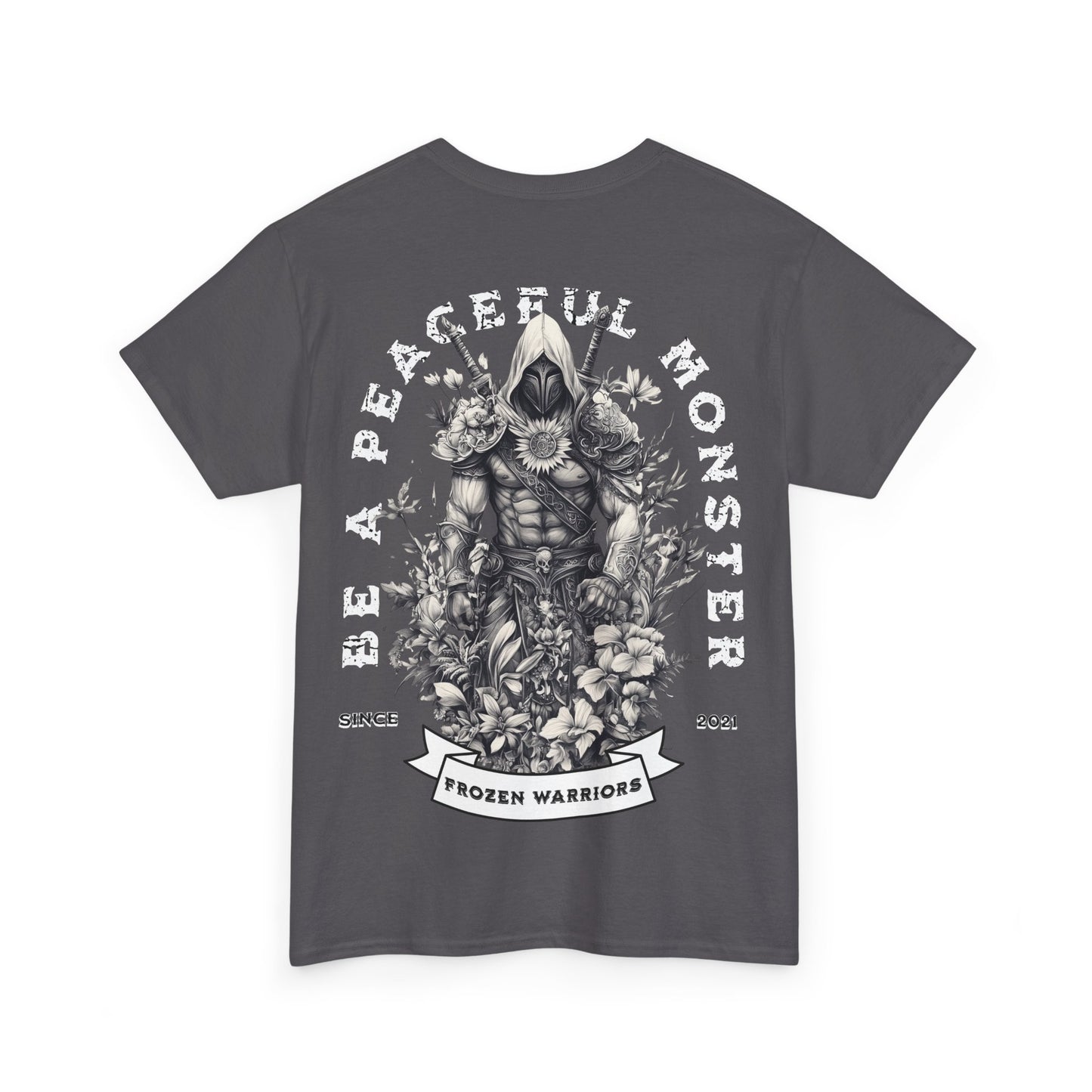 Unisex Heavy Cotton Peaceful warrior black