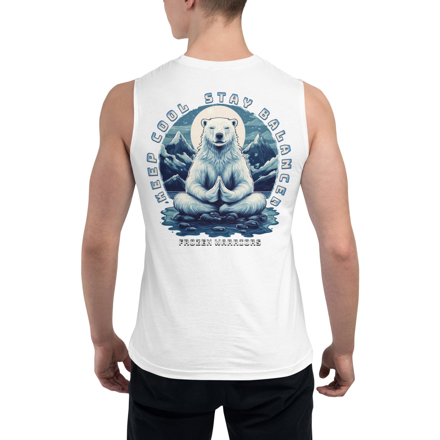 T-shirt Sans Manches Ours polaire