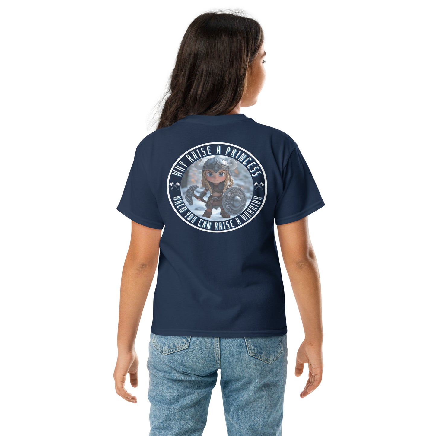 T-shirt classique enfant why raise a princess 4