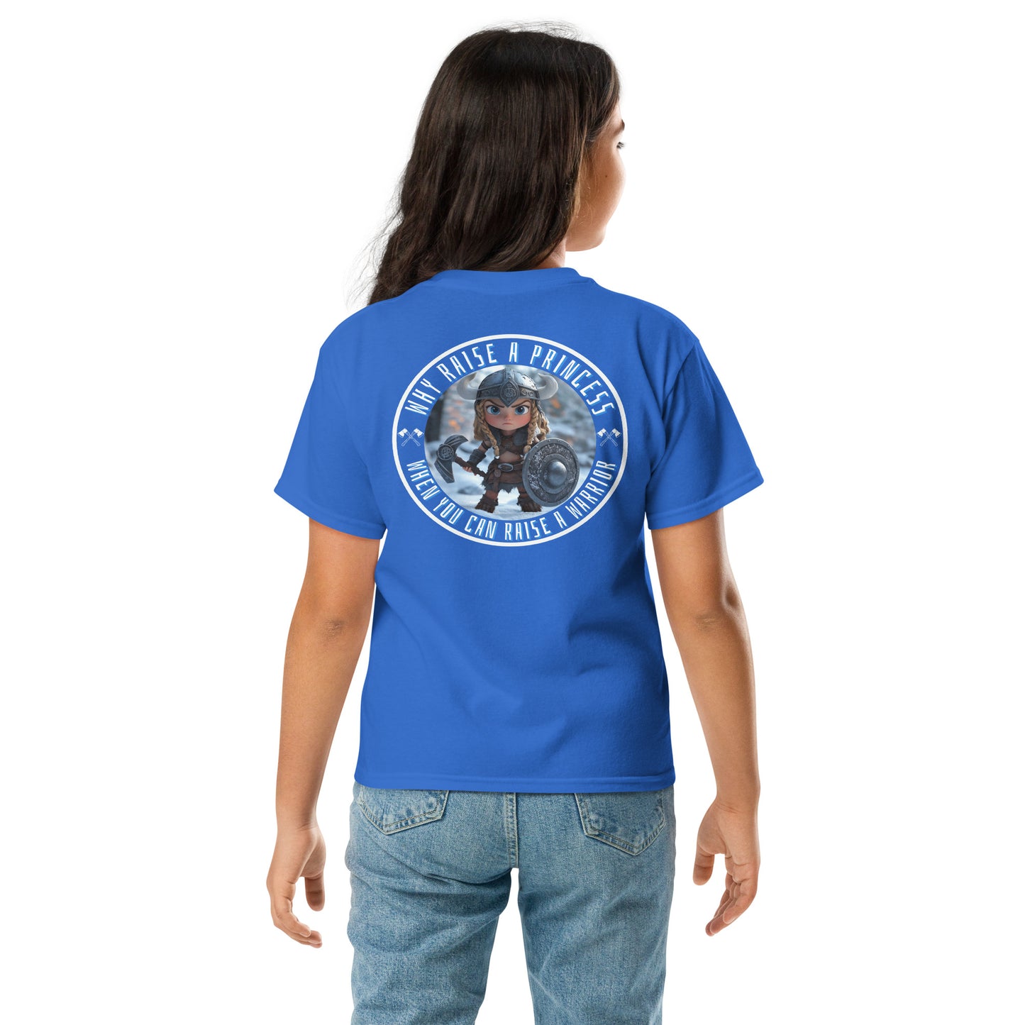 T-shirt classique enfant why raise a princess 4